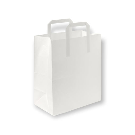 Picture of PAPER BAG WITH HANDLES MEDIUM 320X130X425MM